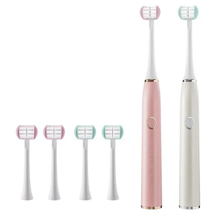 Title 9, Three-sided Adult Electric Toothbrush Soft Bris...