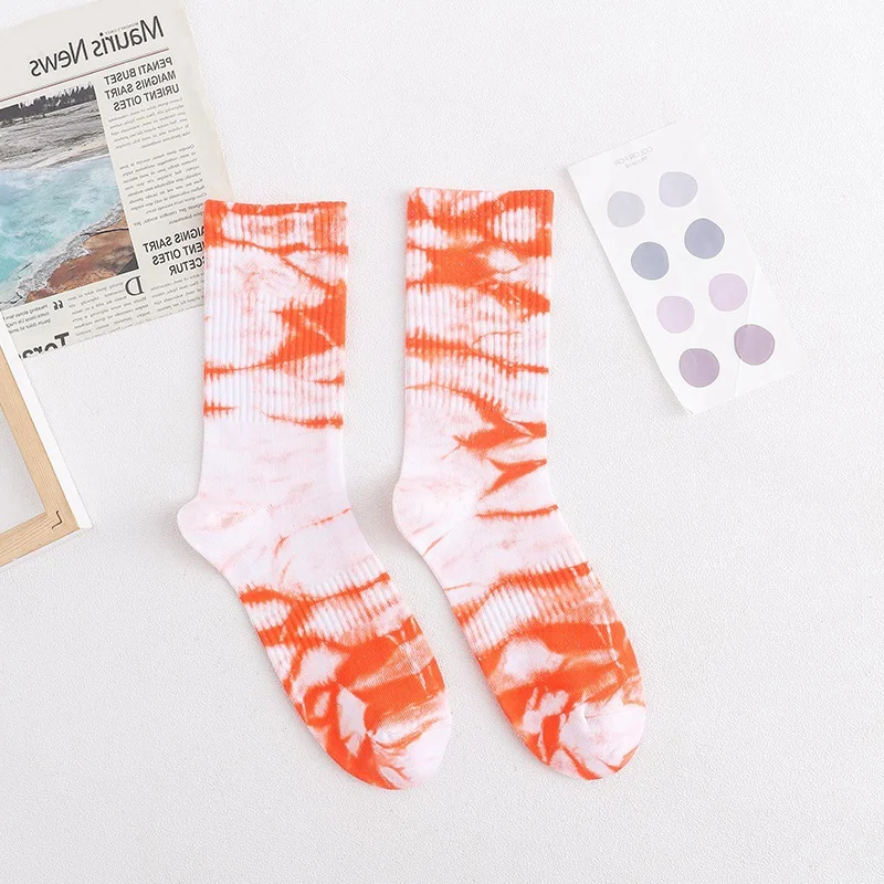 Title 7, Trendy Tie Dye Socks For Men And Women