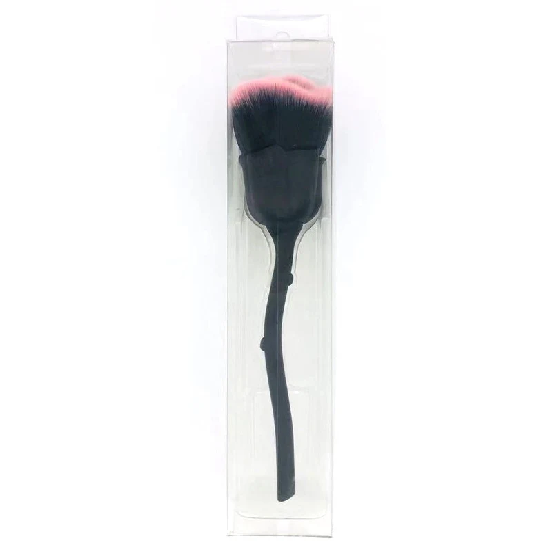 Single Rose Flower Makeup Brush for Flawless Application. Achieve a perfect finish with this beautiful beauty tool. Easy — photo 4