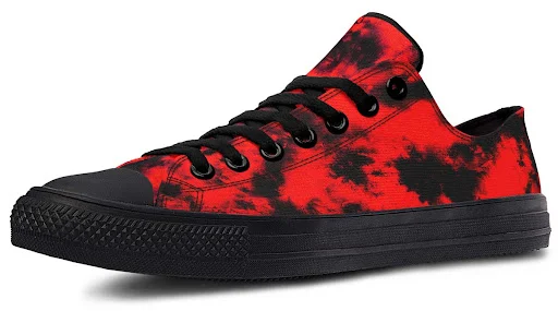 Title 2, Fashion Print Couple Low-Top Canvas Shoes. Comf...