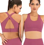 Beautiful back slim yoga sports bra, designed for comfort and support during workouts, enhancing your silhouette with st — photo 7