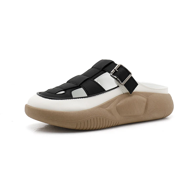 Dikke zool zomer outdoor tuin holle gesp slide sandalen, dichte neus, casual strandschoenen voor comfortabele zomerse dagen. — foto 4