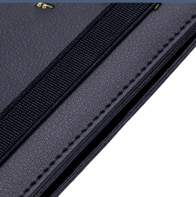 Title 7, RFID Female Leather Passport Bag Multifunctiona...