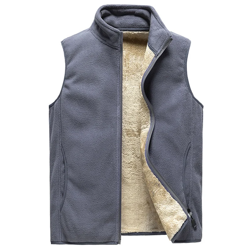 Colete masculino novo outono e inverno plus veludo, aquecimento e conforto, perfeito para sobrepor roupas. — foto 4