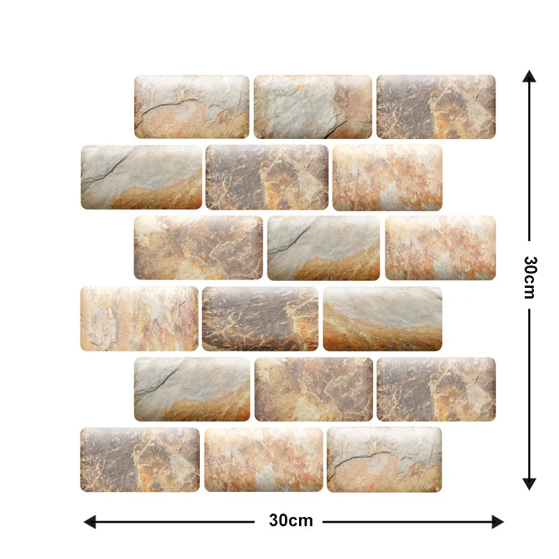 10 Wood Grain 3D Wall Stickers Removable Tiles for Home Decoration. Easy to apply, transform your walls and upgrade your — photo 12