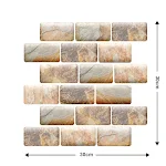 10 Wood Grain 3D Wall Stickers Removable Tiles for Home Decoration. Easy to apply, transform your walls and upgrade your — photo 12