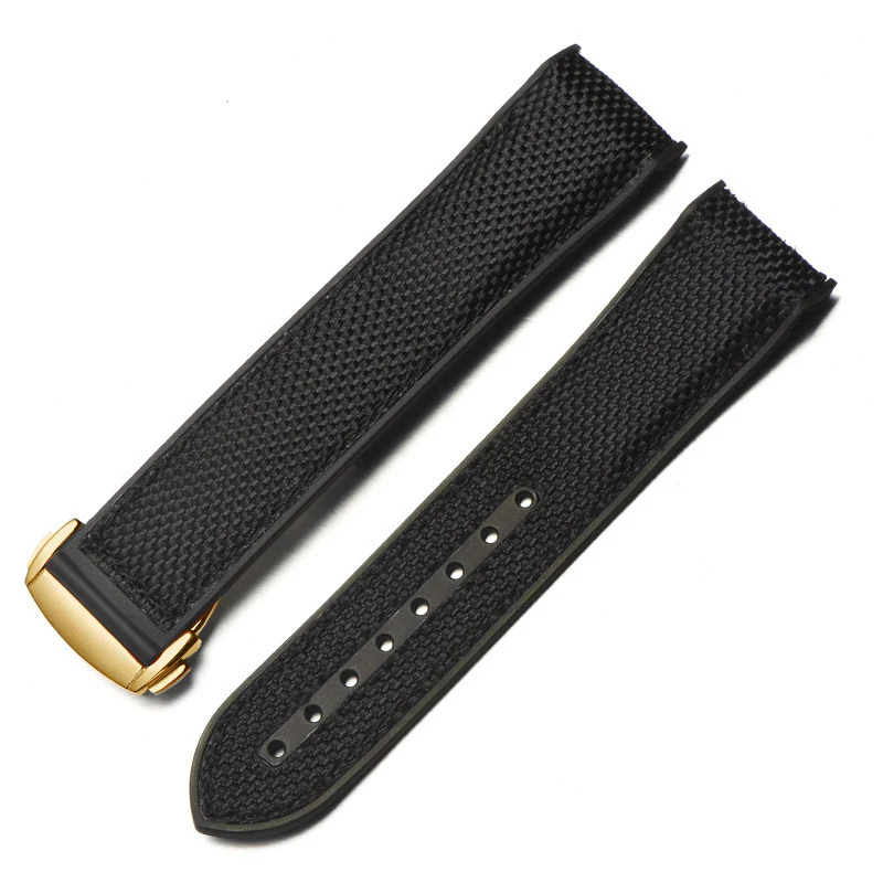Title 2, Canvas Soft Silicone Strap Men Comfortable and ...