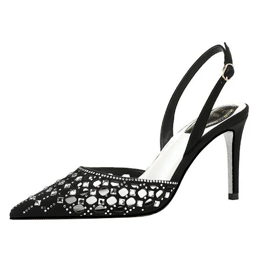 Title 6, New Summer Pointed Rhinestone Stiletto High Hee...
