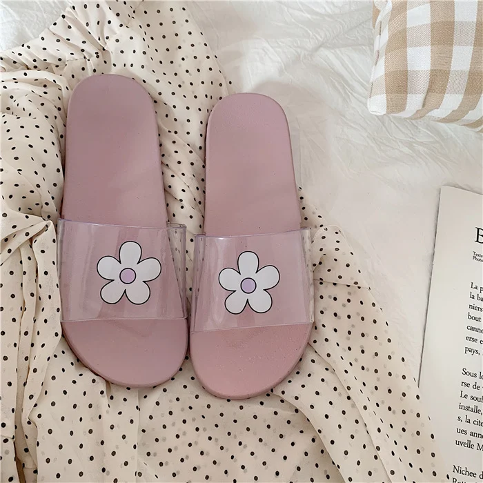 Title 2, Flower word beach sandals and slippers for ulti...