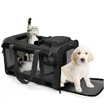 Bolsa portátil para ombro de cães e gatos Crossbody Leve seu pet com conforto e estilo. Perfeita para transportar seu amigo — foto 1