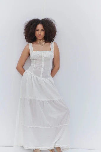 Title 10, Lazy Vacation Style Pleated Front Buckle Design...