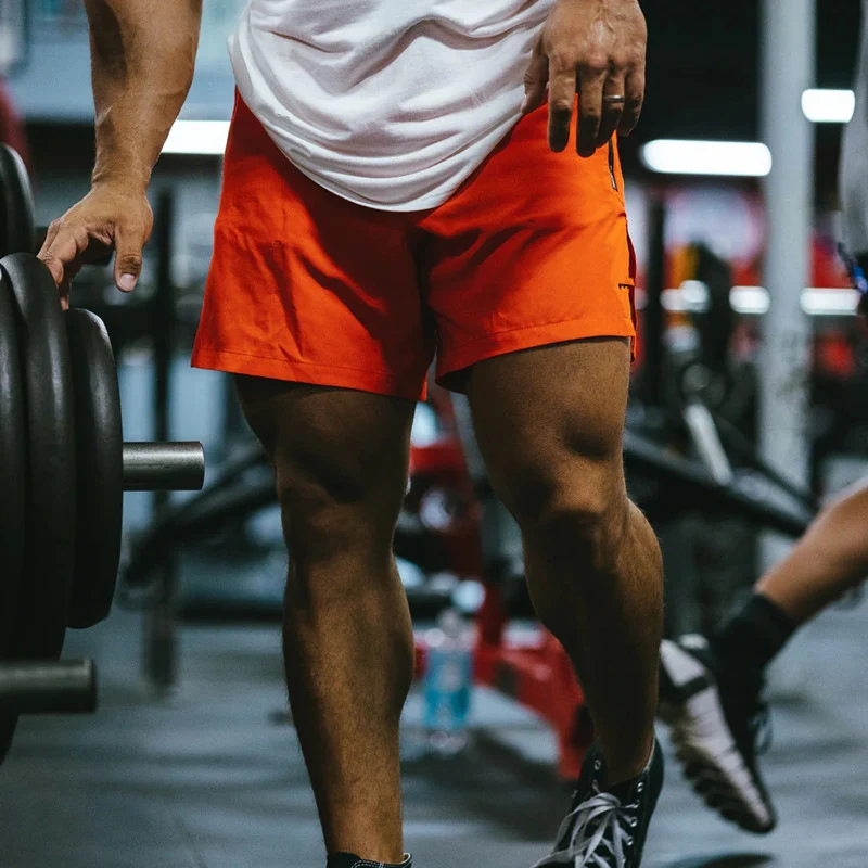 Men's Training Fitness Shorts featuring Four-Way Stretch and Double-Layer design for enhanced performance, comfort and f — photo 7