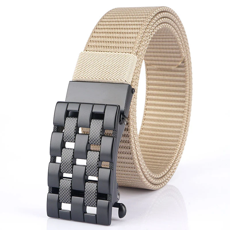 Title 5, Automatic buckle nylon belt for men and women. ...