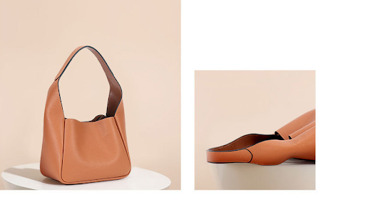 Title 3, First Layer Cowhide Large Capacity Underarm Bag...