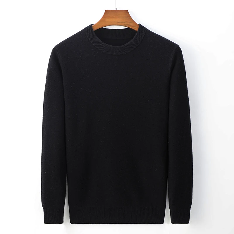 Men's Worsted Wool Sweater Thickened for Warmth and Comfort, perfect for cold weather, durable and comfortable thick kni — photo 9