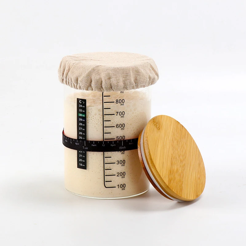High Temperature Resistant Glass Jar Yeast Seed Petri Dish with Scale. Perfect for laboratory use, safe and reliable. — photo 2