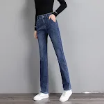 Bootcut Jeans Loose High Waist Slim and Versatile Straight Leg. Comfortable fit, flattering silhouette, perfect for ever — photo 6