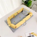 Berço portátil para recém-nascidos, removível e lavável, cama biônica dobrável, um artefato para o sono do bebê, prático e seguro. — foto 16