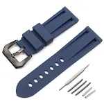 Blue black buckle