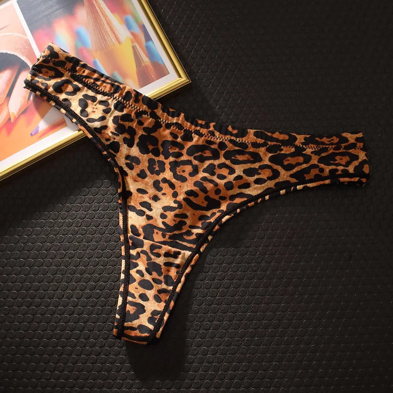 Leopard Print European And American Style Thong, Sexy Seamless. Experience ultimate comfort and confidence with this sed — photo 6