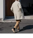 Men's Anti-wrinkle Draping Casual Coat Mid-length Trench Coat, a stylish and comfortable coat for everyday wear. — photo 19
