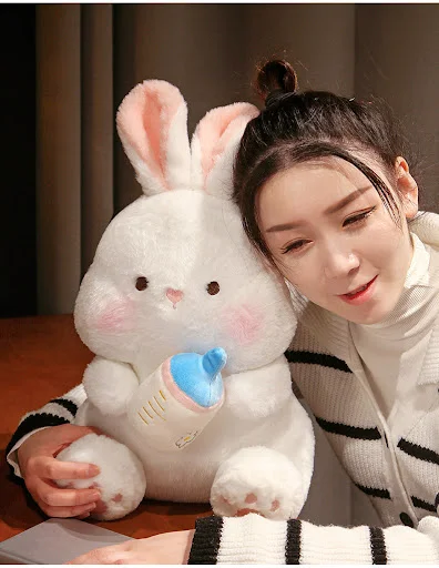Title 2, Adorkable Bottle Rabbit Doll Plush Toy. Soft an...