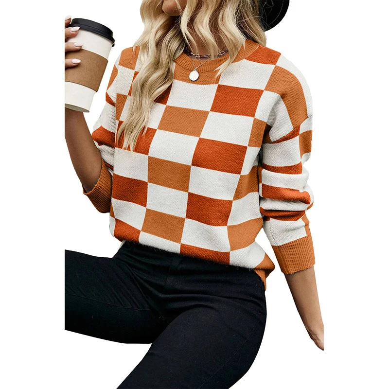 Title 5, Farblich passender Thermo-Strickpullover für Damen