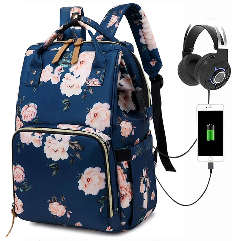 Title 7, Modischer Wickelrucksack mit USB-Ladefunktion, ...