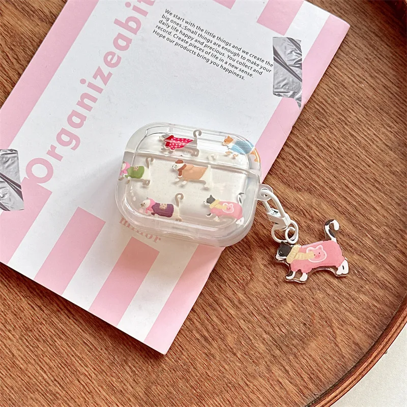 Gradient Sausage Dog Bluetooth Wireless 123 Generation Earphone Sleeves Protective Case. Protect your earbuds with this — photo 14