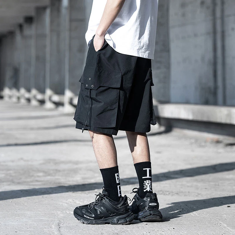 Title 2, Summer Mens Shorts Five-Point Pants Tooling Lo...