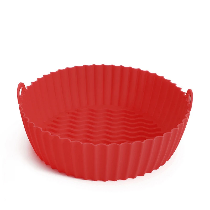 Silicone Basket Pot Tray Airfryer Liner Reusable Container Accessories Pan Baking Mold Canister Shape Prot Protects Frye — photo 7