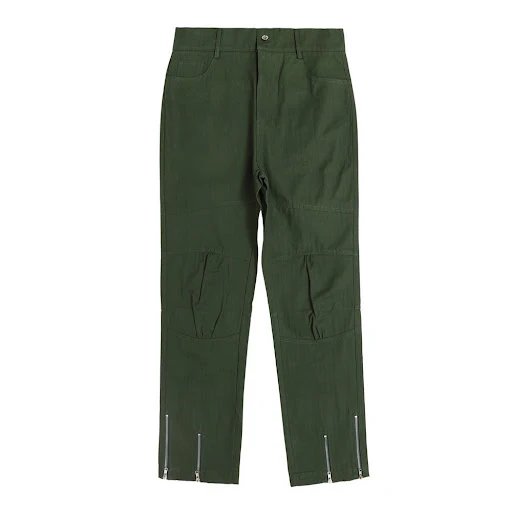 Title 3, Calças Jeans Masculinas com Zíper, Cor Sólida, ...