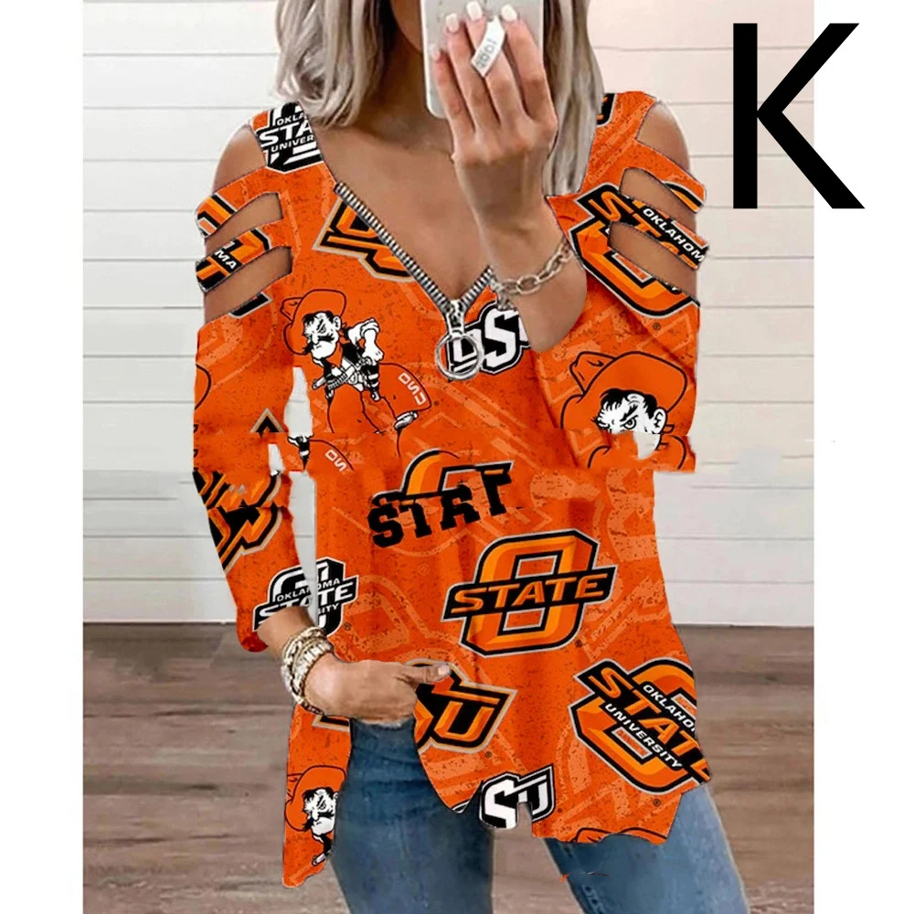 Title 18, Camiseta de manga larga con cuello en V y estam...