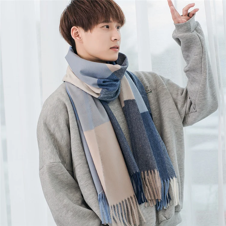 Warm Tassel Plaid Bristle Scarf, Cozy & Stylish Winter Accessory, Provides Comfort & Warmth, Perfect for Cold Weather. — photo 9