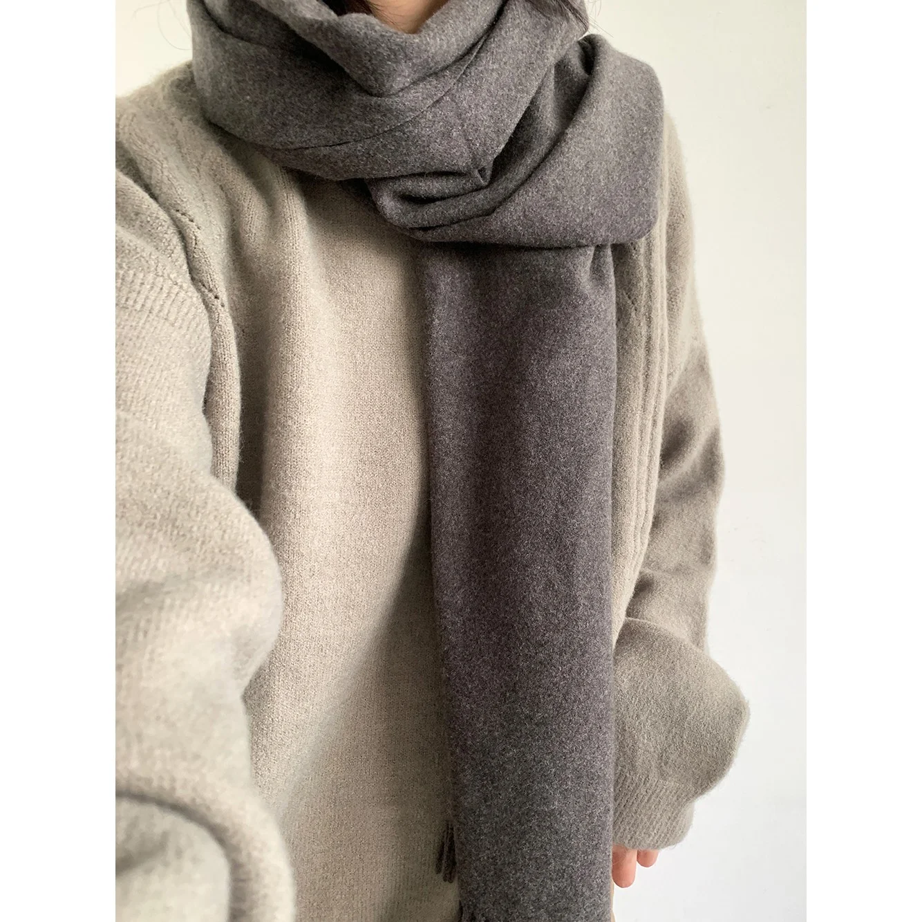 Title 3, Retro Solid Color Basic Profile Sweater – A Cla...
