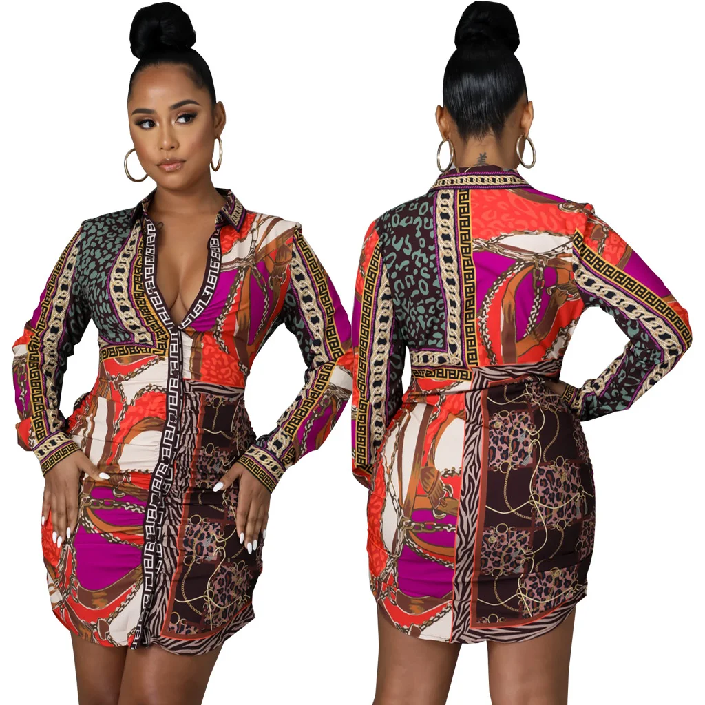 Title 4, European And American Casual Fashion Printed Sh...
