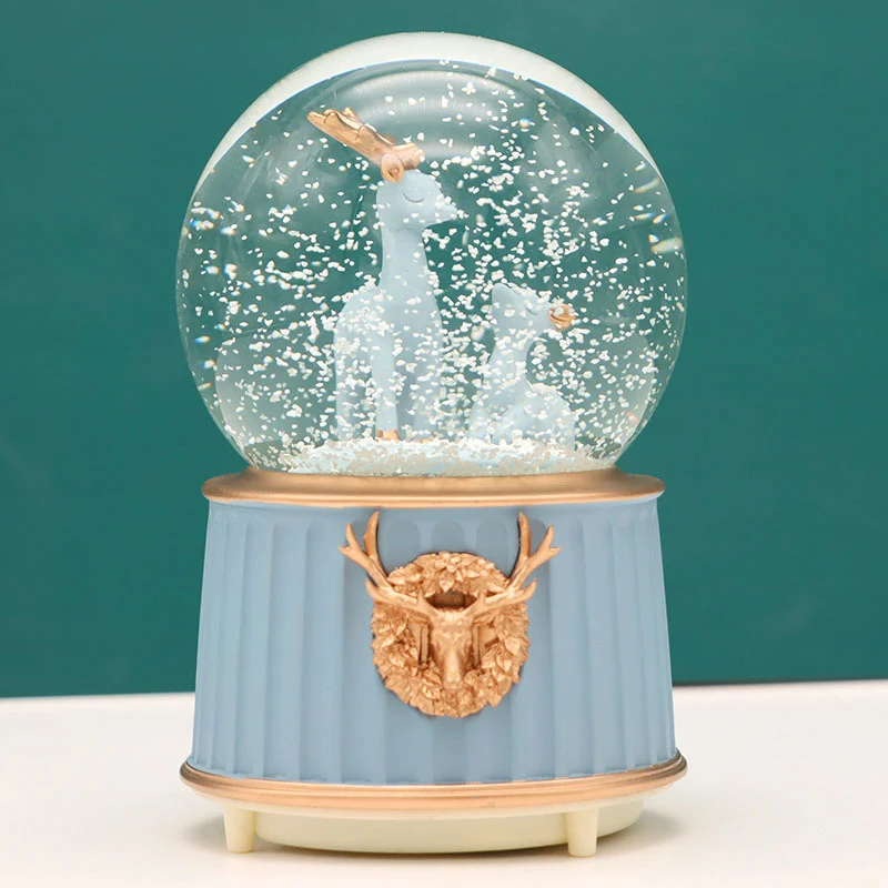 Title 10, Nordic Style Deer Music Box for children, plays...