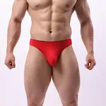 Men's T-type Pants Seamless Ice Silk Sports Thongs — photo 8