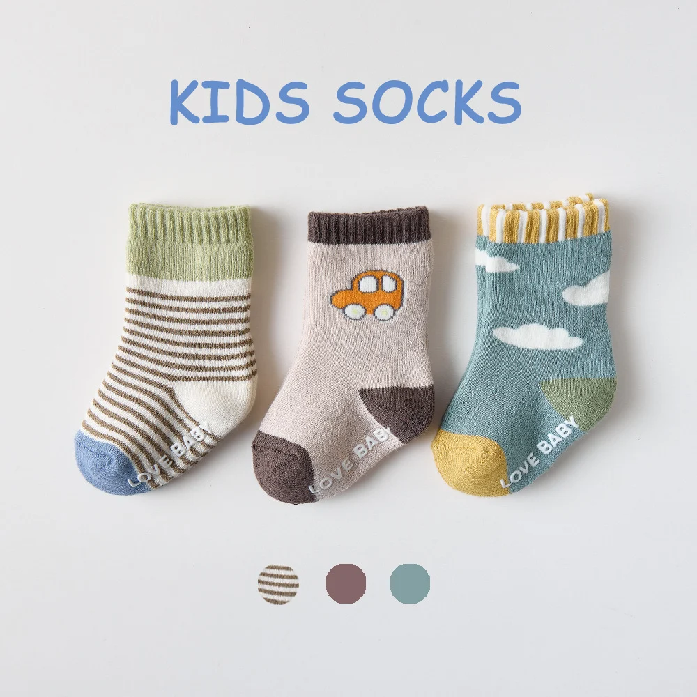 Meias infantis de algodão Terry loop hosiery Conforto e maciez para os pequenos, respiráveis e duráveis. Ideal para uso diário e diversas atividades — foto 12