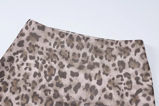 Title 13, Summer Leopard Print High Waist Skirt for styli...