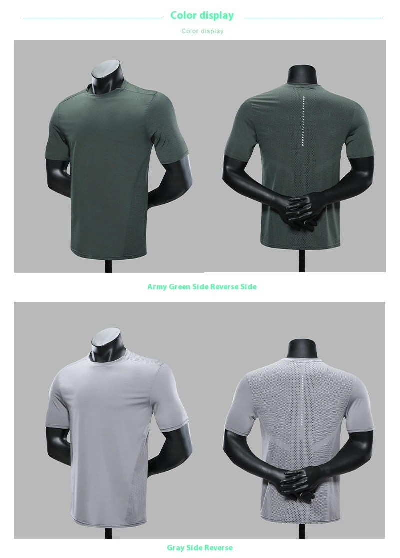Title 2, Heren nylon sneldrogend T-shirt los voor hardlo...