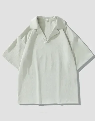 Fashion White Half-sleeve Men's T-shirt. Provides comfort and style for everyday wear. Perfect for casual outfits, breat