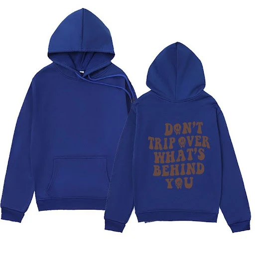 Title 3, Letter Print Hoodie Autumn And Winter Fleece Am...