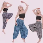 Bloomers casuais neutras para yoga Conforto e liberdade para suas práticas de yoga e dia a dia. Calças soltas e versáteis, perfeitas para relaxar e se mover. — foto 8
