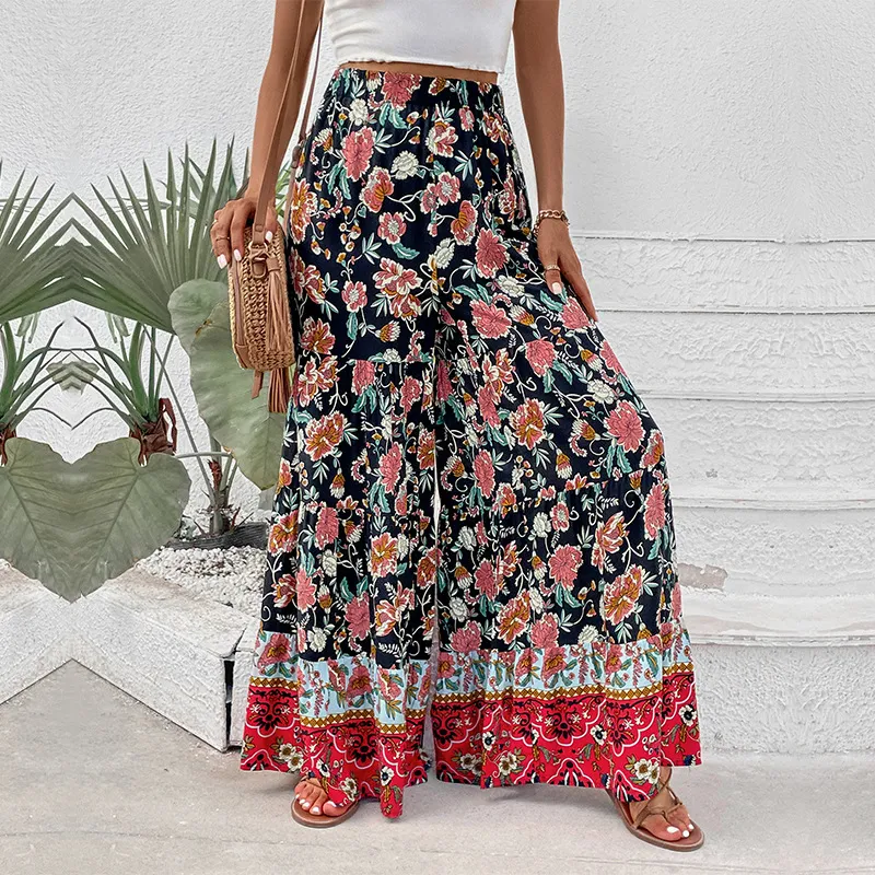 Calças femininas de perna larga estilo europeu e americano, moda elegante e confortável, perfeitas para um visual moderno e sofisticado. — foto 16