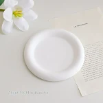 Decoração de bandeja de gesso para desktop, bonita e elegante, perfeita para organizar e dar um toque charmoso ao seu espaço de trabalho. — foto 17