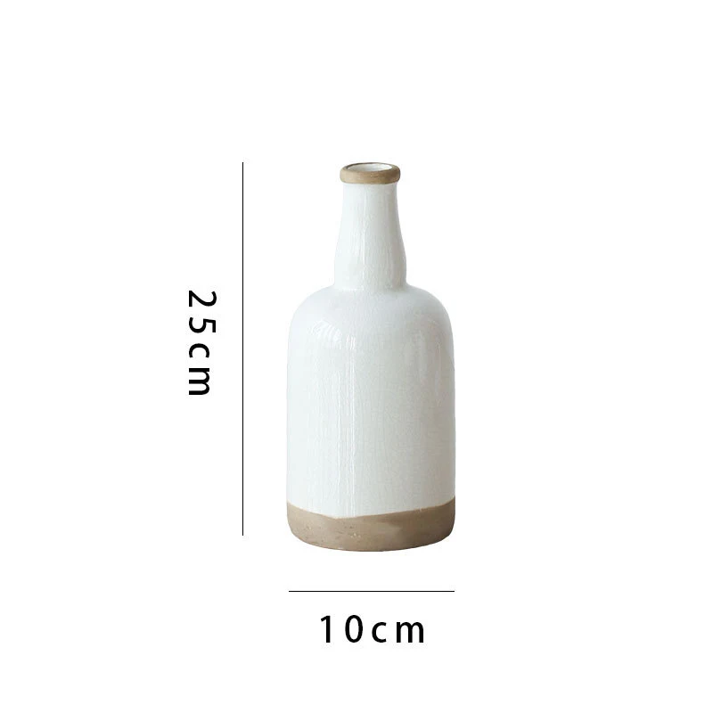 Retro Small Mouth Porcelain Vase for Living Room Flowers. Enhance your home decor with this elegant and stylish vase, pe — photo 5