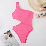 Nieuw Europees en Amerikaans badpak voor dames, sexy één stuk bikini, perfect voor een stijlvolle uitstraling op het strand of bij het zwembad. — foto 1