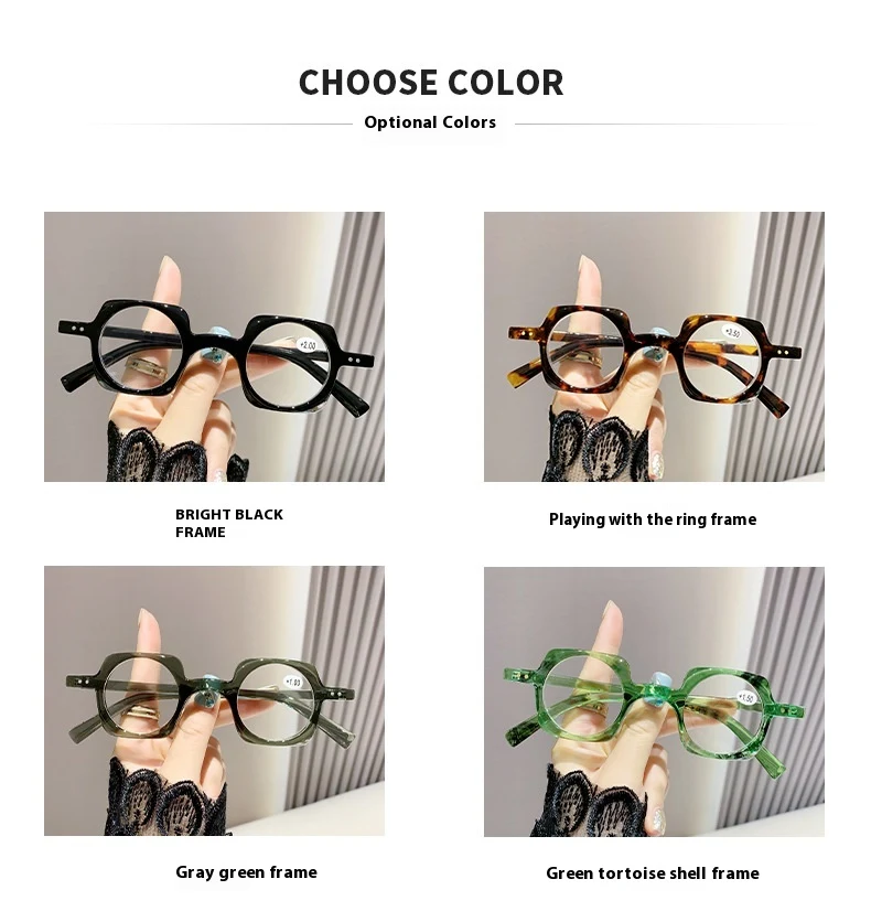 Retro Frame Anti-blue Light Presbyopic Reading Glasses for Men. Enjoy comfortable vision and protect your eyes with thes — photo 9