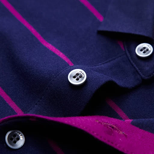 Title 5, Mens polo long sleeve business loose top